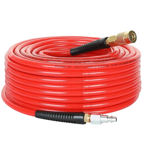 [PFE61004TRLT,PU1309RED,3/8,38250R] 3/8" FLEXIBLE HOSE RED LT